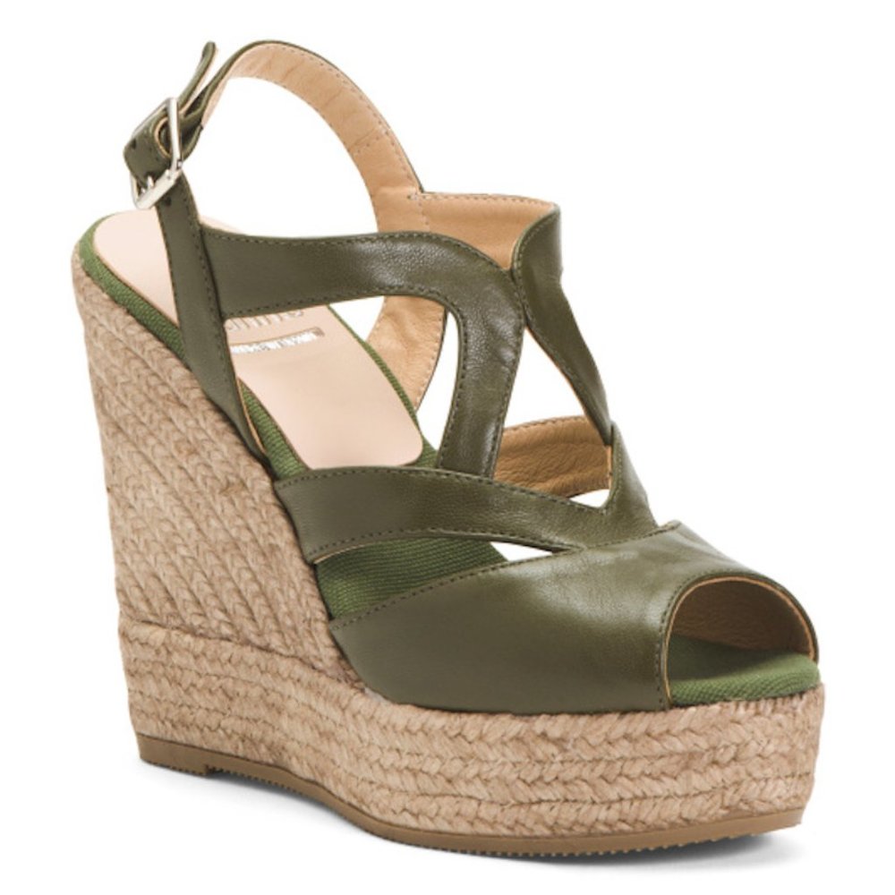 Kanna Leather Wedge Sandal